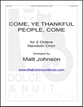 Come, Ye Thankful People, Come - REPRODUCIBLE  Handbell sheet music cover